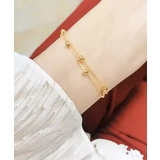 ゴールド | 2連ブレスレット チェーン重ね付け腕飾り | Miniministore