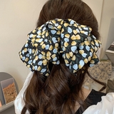 ブラック | ビッグリボンバレッタ韓国ヘアアクセサリー | Miniministore