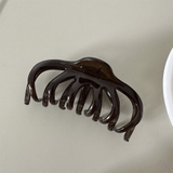 ブラック | ヘアクリップ大きめアクリルバンスクリップ | Miniministore