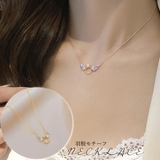 韓国風 羽根モチーフ ネックレス 華奢 | Miniministore | 詳細画像1