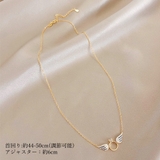 韓国風 羽根モチーフ ネックレス 華奢 | Miniministore | 詳細画像3