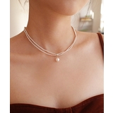 2連パールネックレス 結婚式 重ね付け風 | Miniministore | 詳細画像2 