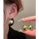 メタルボールピアス きれいめ 一粒ピアス | Miniministore | 詳細画像1