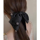 A*ラインストーン | ヘップバーン風 ヘアクリップ レディース | Miniministore