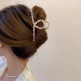 ピンク | バンスクリップパール 韓国風ヘアクリップ | SUNSHINE CLOSET