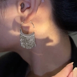 シルバー | タッセルフープピアス メタルピアス | Miniministore