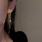 ロングタッセルピアス 揺れる 韓国風 | Miniministore | 詳細画像4