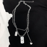 ネックレス 2連チェーン 蝶柄 レディース | Miniministore | 詳細画像8 