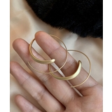 大ぶり マット フープピアス  韓国風 | Miniministore | 詳細画像11 