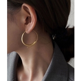 大ぶり マット フープピアス  韓国風 | Miniministore | 詳細画像3 