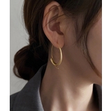 大ぶり マット フープピアス  韓国風 | Miniministore | 詳細画像8 