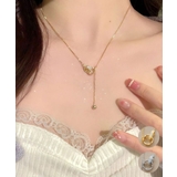 ダブルリングネックレス ペンダント韓国風 | Miniministore | 詳細画像1