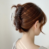 クリア | バンスクリップ ヘアクリップ レディース | Miniministore