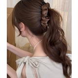 ブラウン | バンスクリップ 大きめ ヘアクリップ | Miniministore