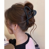 ブラック*スムース | バンスクリップ 大きめ ヘアクリップ | Miniministore