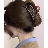 キャメル | バンスクリップ 大きめ ヘアクリップ | Miniministore