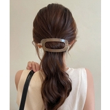 ベージュ | オーバルヘアクリップ 大きめヘアクリップ | Miniministore