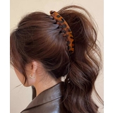 キャメル | ヘアクリップ バナナクリップ 髪留め | Miniministore