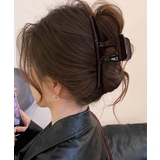 ダークブラウン | バンスクリップ 大きめ ヘアクリップ | SUNSHINE CLOSET