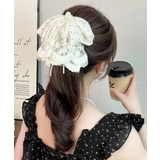バンスクリップ 大きめ ドット レース | Miniministore | 詳細画像9