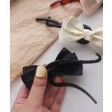 バナナクリップ リボン ヘアクリップ 黒 | Miniministore | 詳細画像9