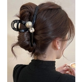 バンスクリップ ヘアクリップ パール | Miniministore | 詳細画像2 