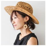 ストローフープピアス イヤリング ウッドパーツ | MODE ROBE | 詳細画像6