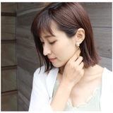 アクリルストーン×エリプスメタルピアス ピアス ホワイト | MODE ROBE | 詳細画像8