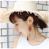 ストローフープタッセルピアス | MODE ROBE | 詳細画像7