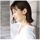 ストローフープタッセルピアス | MODE ROBE | 詳細画像9