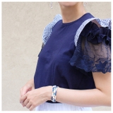 3連ストーンビーズブレスレット ビーズ ブレスレット | MODE ROBE | 詳細画像8