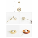 ウッドペンデュラムパールピアス ピアス ベージュ | MODE ROBE | 詳細画像3