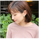 3連エリプスフープメタルピアス ピアス ゴールド | MODE ROBE | 詳細画像6
