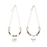 ラウンドパーツスネークチェーンネックレス アクセサリー アクセ | MODE ROBE | 詳細画像2
