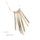 シンプルメタルスティックネックレス ロングゴールドチェーンカジュアルシンプルエレ… | monamona | 詳細画像5 