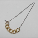 GOLD(トップ)/チェーンSILVER | ネックレス | monamona