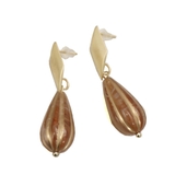 アンティーク風ドロップビーズピアス | monamona | 詳細画像7 