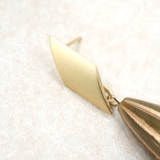 アンティーク風ドロップビーズピアス | monamona | 詳細画像5 