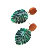 ボタニカルピアス モンステラ | monamona | 詳細画像3 