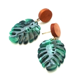 ボタニカルピアス モンステラ | monamona | 詳細画像4 