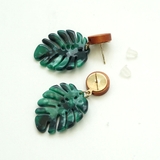 ボタニカルピアス モンステラ | monamona | 詳細画像5 