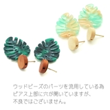 ボタニカルピアス モンステラ | monamona | 詳細画像9 