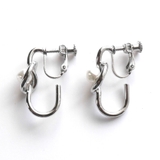 パーツ付き、結びモチーフイヤリング | monamona | 詳細画像4 