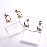 パールイヤリング Uラインフェイクパール | monamona | 詳細画像3 