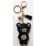 ブラック | キラキラ くまちゃんキーホルダー | monamona