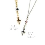 クロスモチーフYネックレス華奢 | monamona | 詳細画像2 