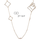 ゴールド | ひし形モチーフネックレス | monamona