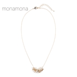 プチパール&ビーズショートネックレス | monamona | 詳細画像1