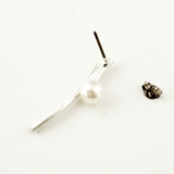 メタルパイプ＆パールピアス | monamona | 詳細画像5 