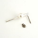 メタルパイプ＆パールピアス | monamona | 詳細画像4 